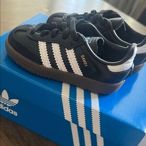 Adidas Kids Samba Black White Sneakers